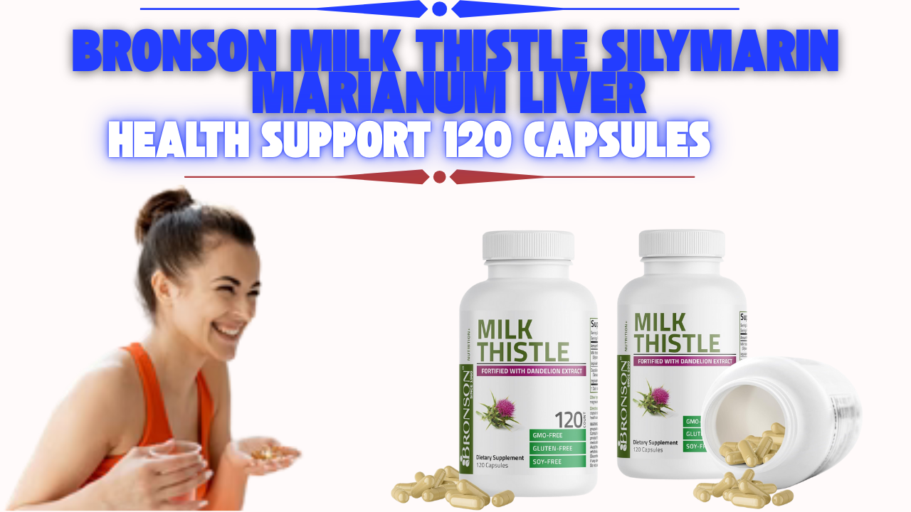 Read more about the article Bronson Milk Thistle Silymarin Marianum Liver Health Support 120 Capsules