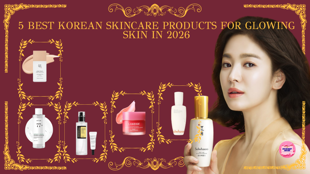 Read more about the article 5 Best Korean Skincare Products for Glowing Skin in 2026: The Ultimate Guide to Glass Skin.