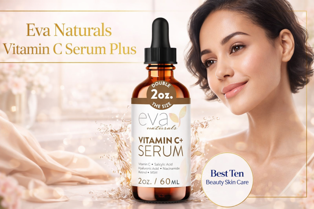 Eva Naturals Serum Plus - Best Organic Face Serums for Glowing Skin