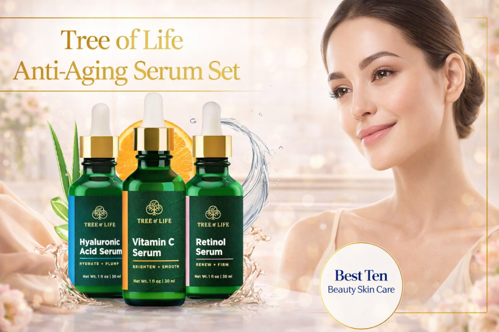 Tree of Life Serum Set - Best Organic Face Serums for Glowing Skin